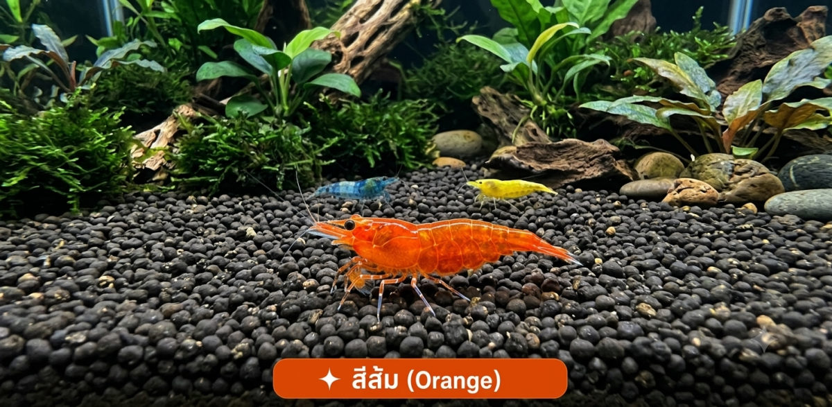 กุ้งแคระส้ม